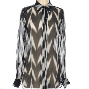 NWOT Rachel Zoe Sheer Blouse
